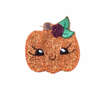 Rose Pumpkin Glitter Burgandy 