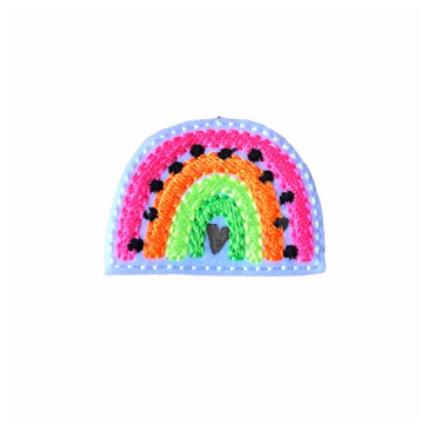 Dot Rainbow Feltie Neon