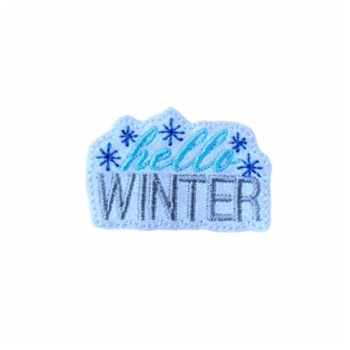 Hello Winter Feltie