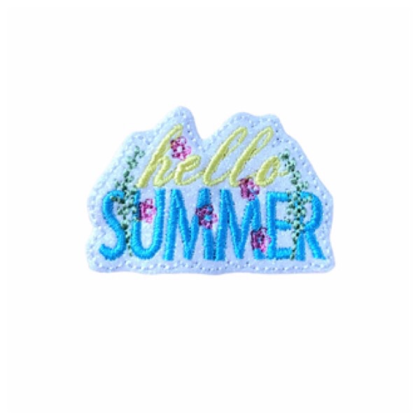 Hello Summer Feltie