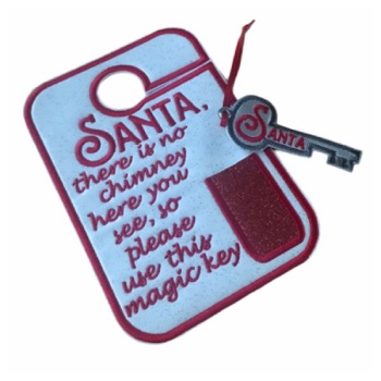 Santa Key Door Hanger 