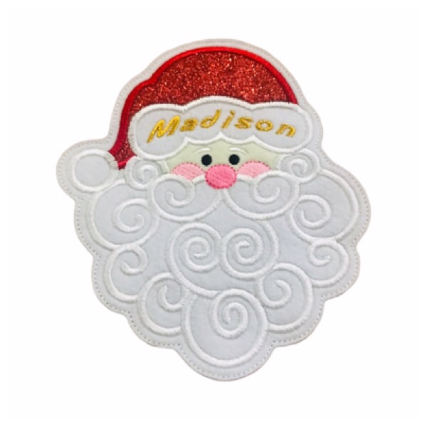 XL Santa Head Feltie