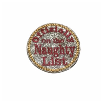 Naughty List Badge Feltie