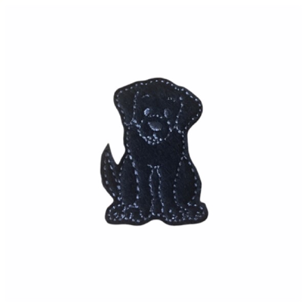 Labrador Dog Feltie Black