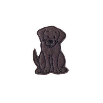 Labrador Dog Feltie Chocolate