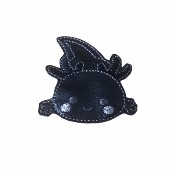 Axolotl Mud Puppy Feltie Black