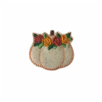 Flower Tiara Pumpkin feltie