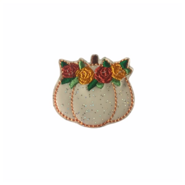 Flower Tiara Pumpkin feltie