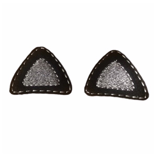 Cat Ear Felties Silver