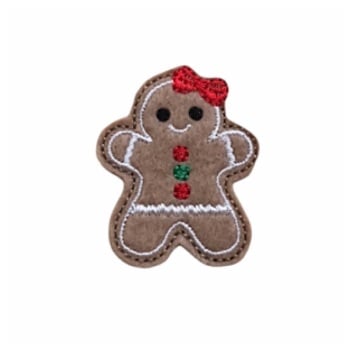 Girl Gingerbread Feltie