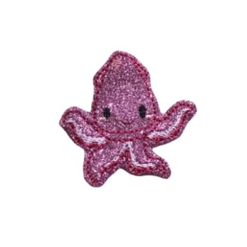Squid Feltie Pink Glitter