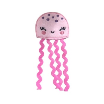 Jellyfish feltie pink