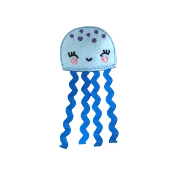 Jellyfish feltie blue