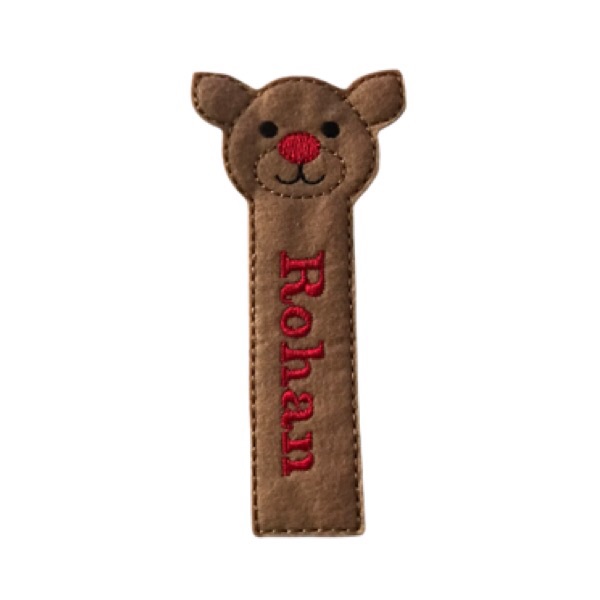 Boy Reindeer Candy Cane holder