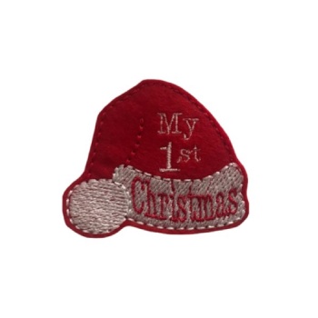 My 1st Christmas Santa Hat Feltie
