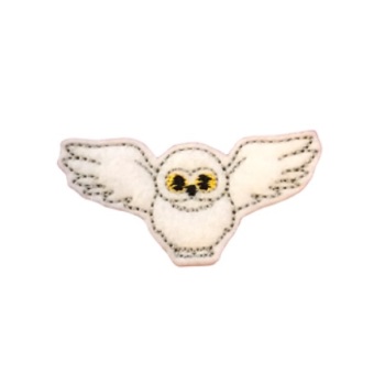 Flying Snowy Owl Feltie