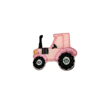 Tractor Feltie Pink
