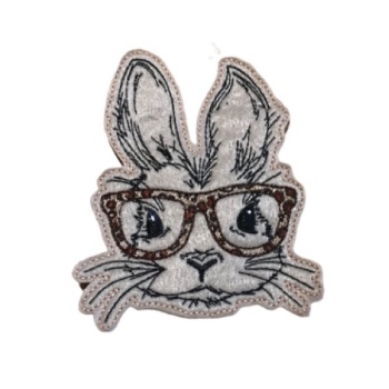 Bunny With Glasses Leopard