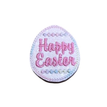 Happy Easter Feltie Pink/pastel