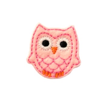 Owl Feltie Pink
