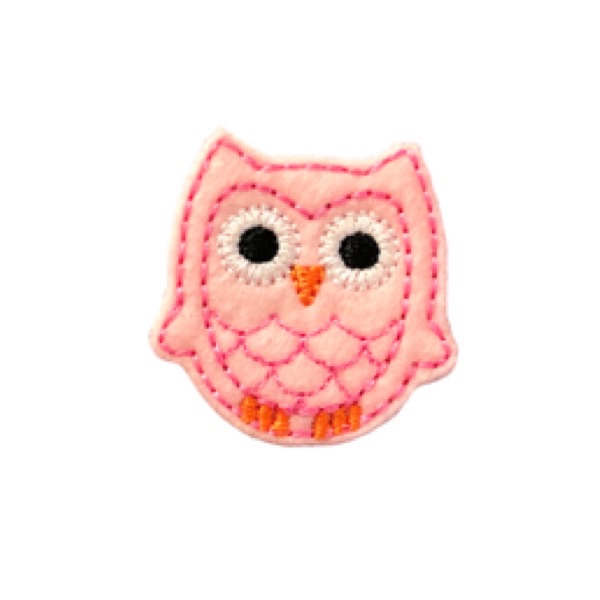 Owl Feltie Pink
