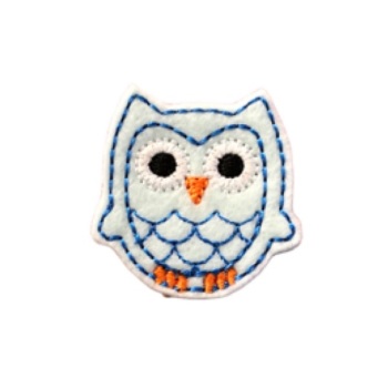 Owl Feltie Blue
