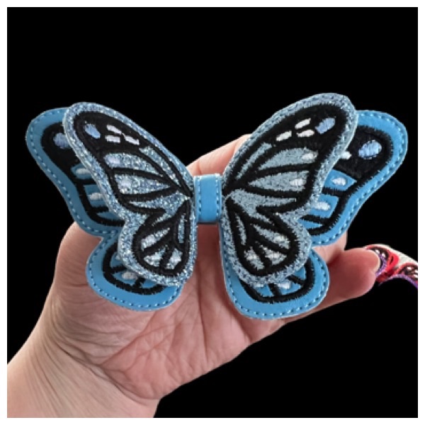 Butterfly Bow Parts Blue