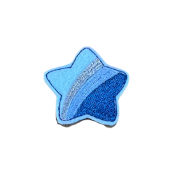 Rainbow Star Feltie Blue