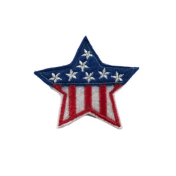 4th July Patriotic Star Feltie