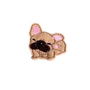 French Bulldog Scratching Feltie