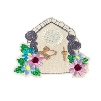 Large Fairy Door Feltie
