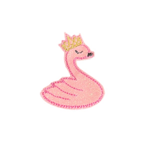 Princess Swan Feltie Pink