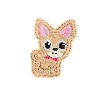 Standing Chihuahua Dog Pink