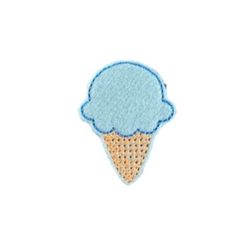 Ice Cream Feltie Blue