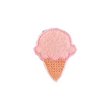 Ice Cream Feltie Baby Pink