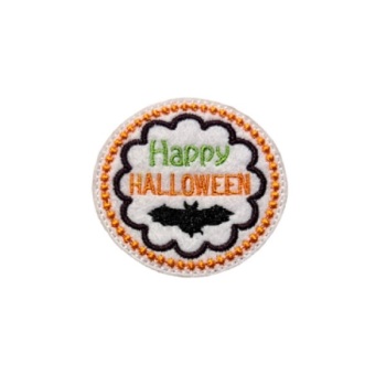 Happy Halloween Feltie White