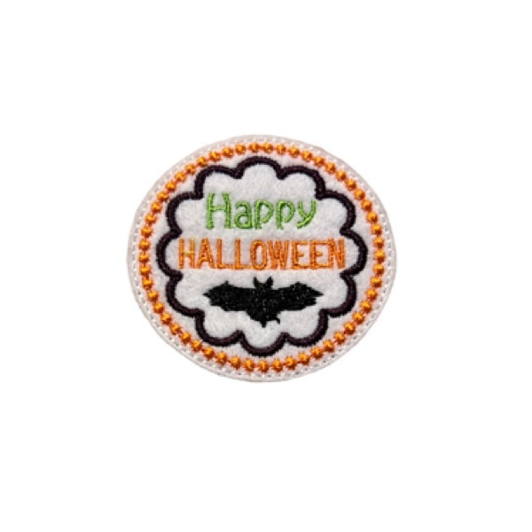 Happy Halloween Feltie White