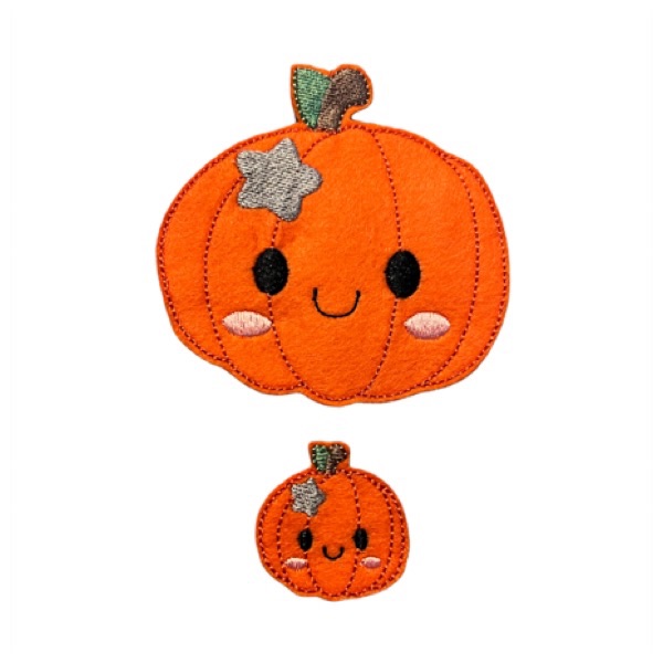 Star Pumpkin Feltie Set