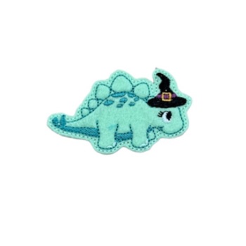 Stegosaurus Witch Feltie Mint