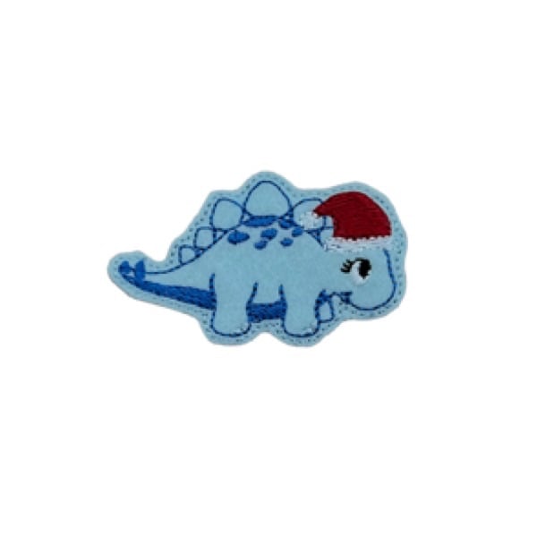 Stegosaurus Santa Feltie Blue