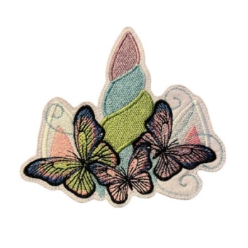 Butterfly Unicorn Horn Large Feltie