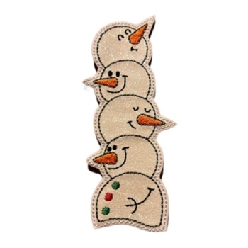Snowman Stack Bookmark