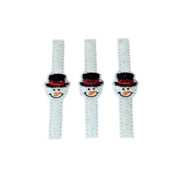 3 Snowman Centre Ties