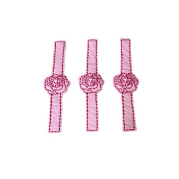 3 Rose Centre Ties Pink