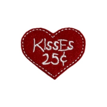 Kisses Heart Feltie