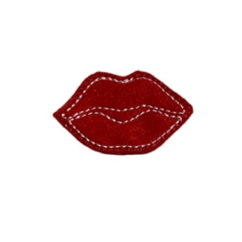 Red Lips Feltie