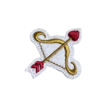 Bow & Arrow Feltie Gold