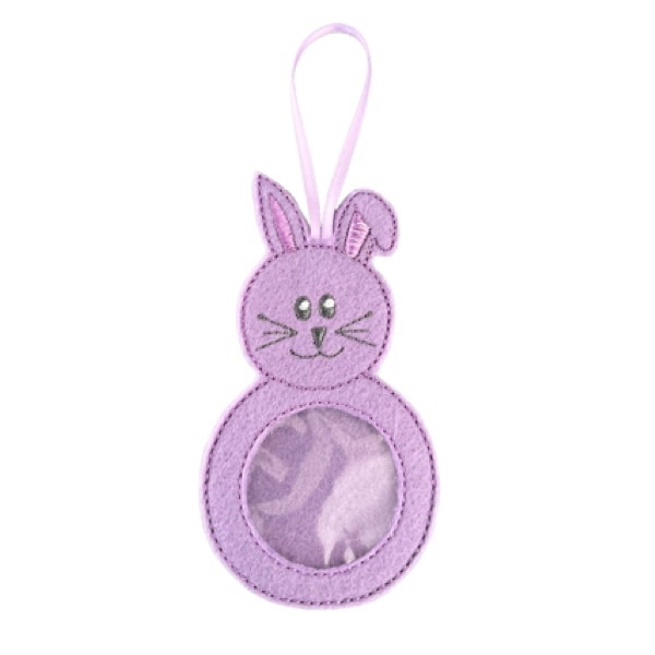 Small Bunny Treat Hanging Lilac
