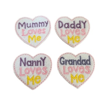 Loves Me Feltie Set