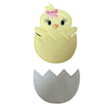 Hatching Chick Bow Fluffy